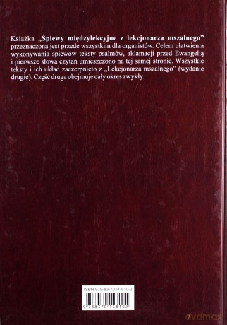 Śpiewy międzylekcyjne z Lekcjonarza Mszalnego (Tom 2) [KSIĄŻKA]