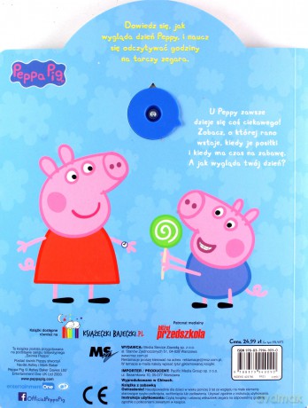 Świnka Peppa. Książka z zegarem. Dzień z Peppą [KSIĄŻKA]