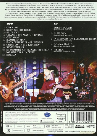 Dickey Betts: Back Where It All Begins [CD]+[DVD]