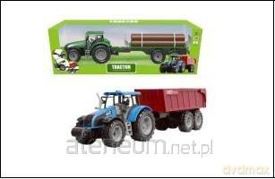 Traktor z przyczepą
