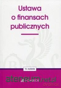 Ustawa o finansach publicznych [KSIĄŻKA]