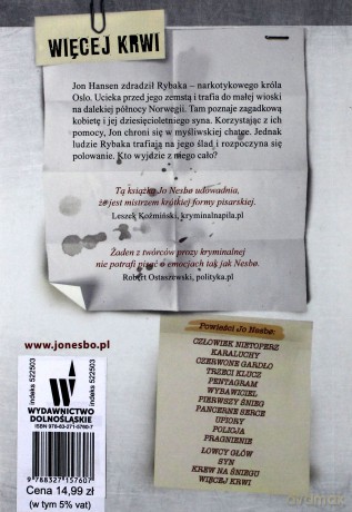 Więcej krwi pocket - Jo Nesbo [KSIĄŻKA]