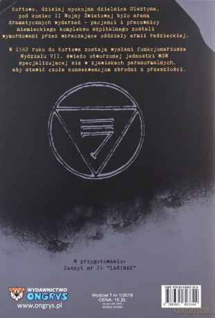 Wydział 7 (Tom 1) Operacja Totenkopf - Tomasz Kontny, Grzegorz Pawlak [KOMIKS]