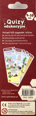 Xplore Team Quizy dla dzieci 9-10 lat [KSIĄŻKA]
