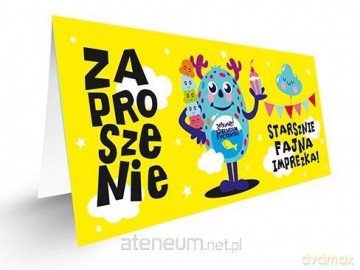Zaproszenie - Potworek (5 szt.)
