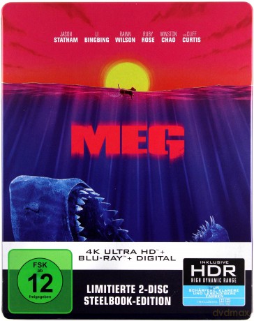 The Meg (steelbook) [Blu-Ray 4K]+[Blu-Ray]