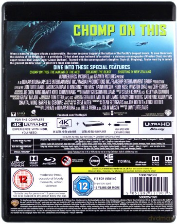 The Meg [Blu-Ray 4K]+[Blu-Ray]