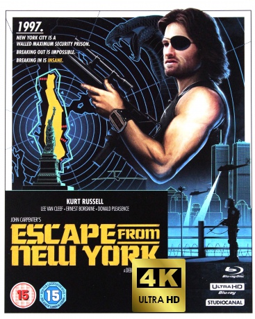 Escape from New York (Ucieczka z Nowego Jorku) [BOX] [Blu-Ray 4K]+[2xBlu-Ray]+[CD]
