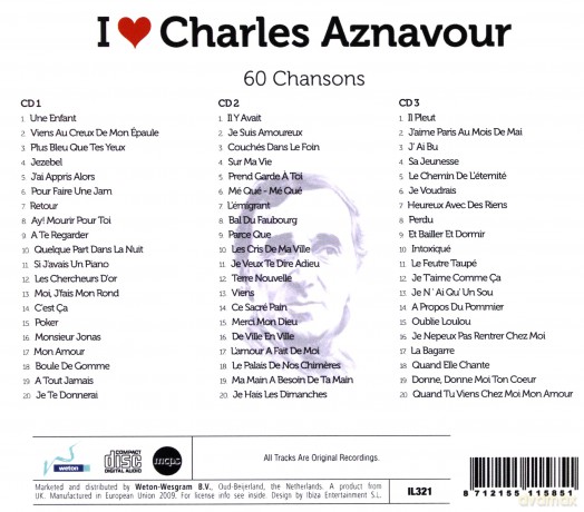I Love Charles Aznavour [BOX] [3CD]