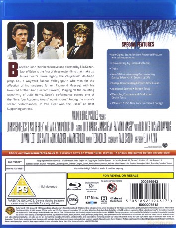 Na wschód od Edenu [Blu-Ray]