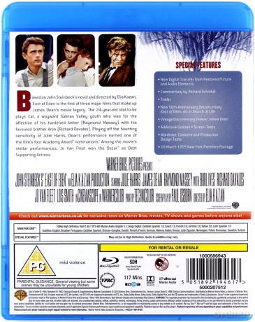 Na wschód od Edenu [Blu-Ray]