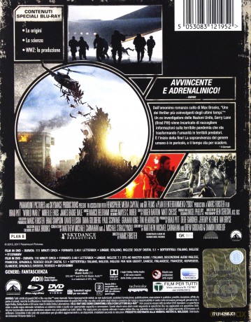 World War Z (steelbook) [Blu-Ray]+[DVD]