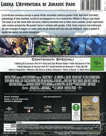 Jurassic Park 3 (Park Jurajski 3) (steelbook) [Blu-Ray]