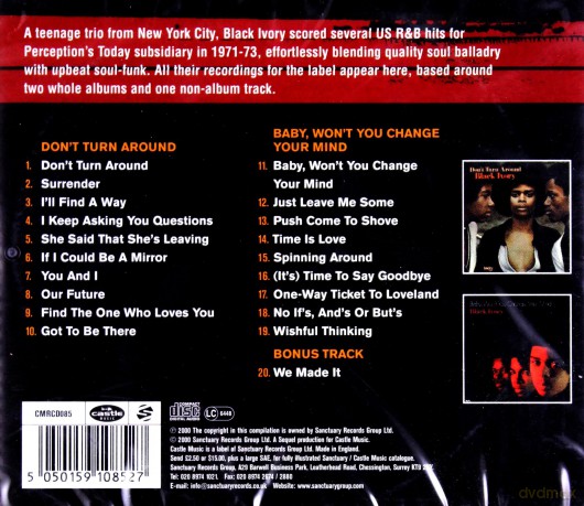 Black Ivory: Spinning Around The... [CD]