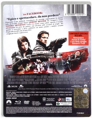 Hansel & Gretel: Witch Hunters (Hansel i Gretel: Łowcy Czarownic) (steelbook) [Blu-Ray]+[DVD]