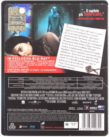 Insidious: Chapter 3 (Naznaczony: Rozdział 3) (steelbook) [Blu-Ray]
