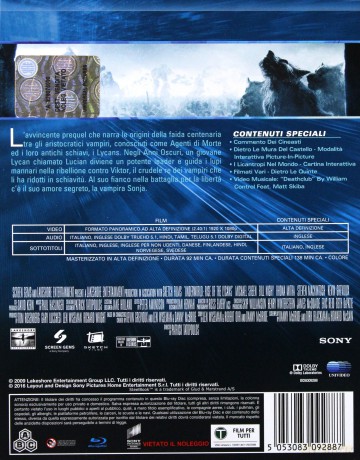 Underworld: Rise of the Lycans (Underworld: Bunt lykanów) (steelbook) [Blu-Ray]