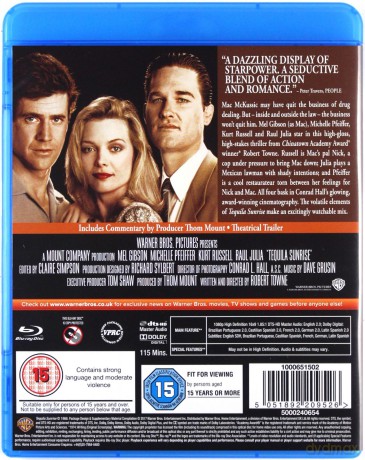 Tequila Sunrise [Blu-Ray]
