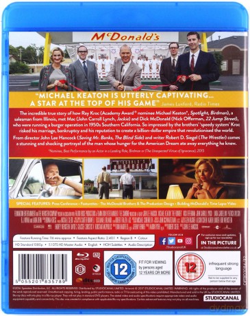 The Founder (McImperium) [Blu-Ray]