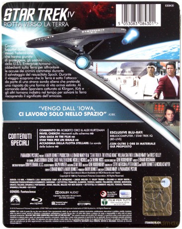 Star Trek IV: The Voyage Home (Star Trek IV: Powrót na Ziemię) (steelbook) [Blu-Ray]