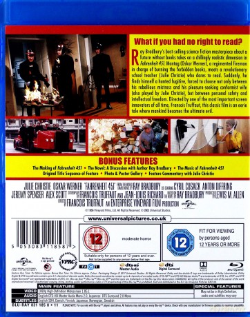 Fahrenheit 451 [Blu-Ray]