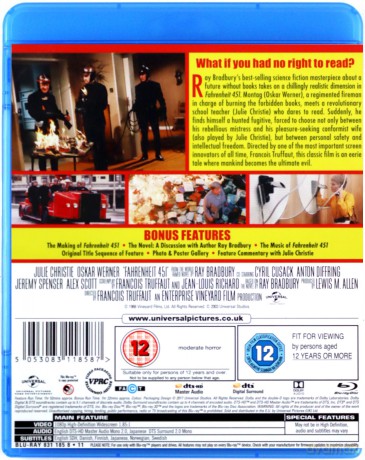 Fahrenheit 451 [Blu-Ray]