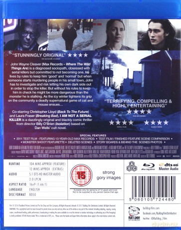 I Am Not A Serial Killer [Blu-Ray]
