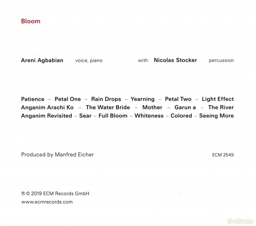 Areni Agbabian: Bloom [CD]