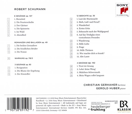 Christian Gerhaher: Frage [CD]
