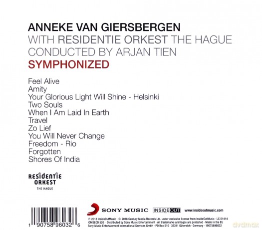Anneke van Giersbergen: Symphonized (digipack) [CD]