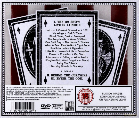 Lacuna Coil: The 119 Show - Live In London [2CD]+[DVD]