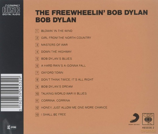 Bob Dylan: The Freewheelin' Bob Dylan [CD]
