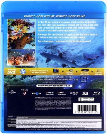 3D Coral Reef: Hunters and the Hunted [Blu-Ray 3D]+[Blu-Ray]