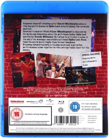 Mo' Better Blues (Czarny blues) [Blu-Ray]