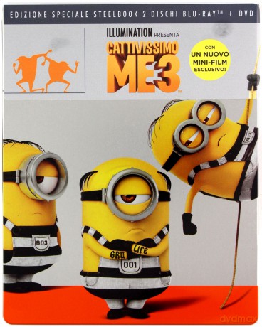 Despicable Me 3 (Gru, Dru i Minionki) (steelbook) [Blu-Ray]+[DVD]