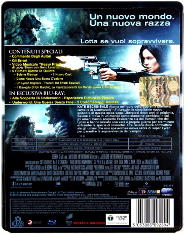 Underworld Awakening (Underworld: Przebudzenie) (steelbook) [Blu-Ray]