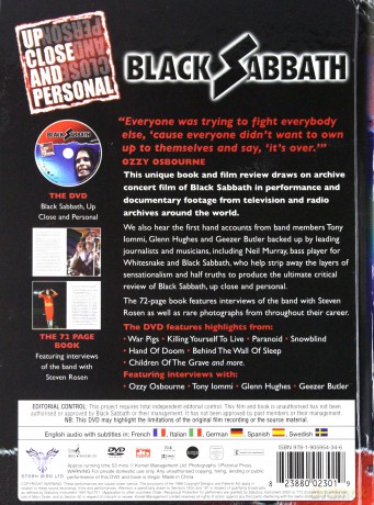 Black Sabbath: Up Close And Personal [DVD]