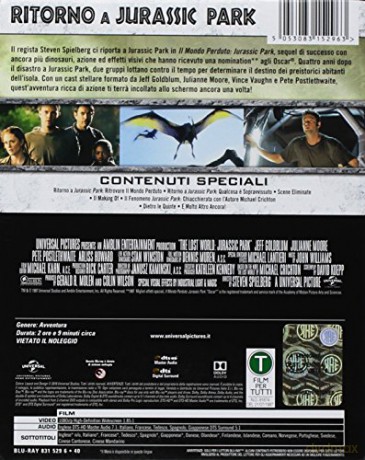 The Lost World: Jurassic Park (Zaginiony Świat: Jurassic Park) (steelbook) [Blu-Ray]