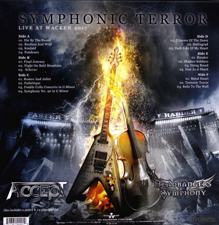 Accept: Symphonic Terror - Live At Wacken 2017 [3xWinyl]