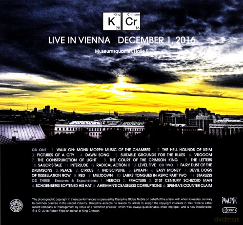 King Crimson: Live In Vienna [3CD]