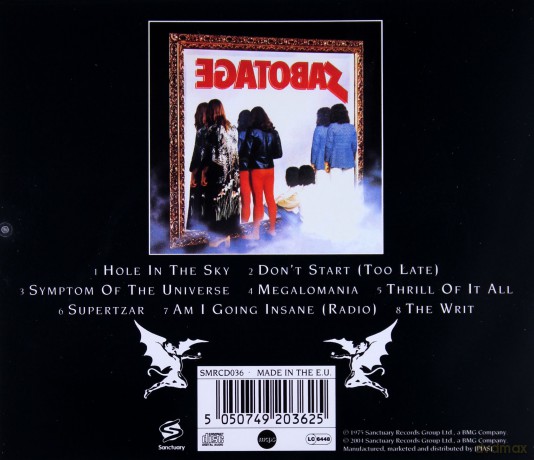 Black Sabbath: Sabotage [CD]
