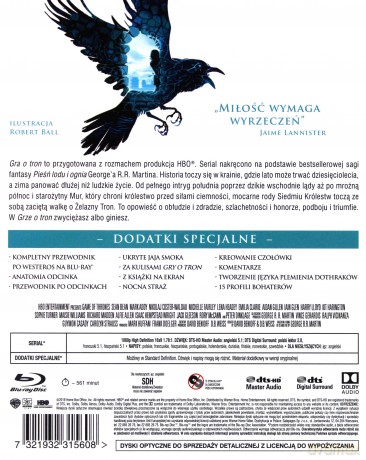 Gra o Tron Sezon 1 (Edycja Limitowana) [5xBlu-Ray]