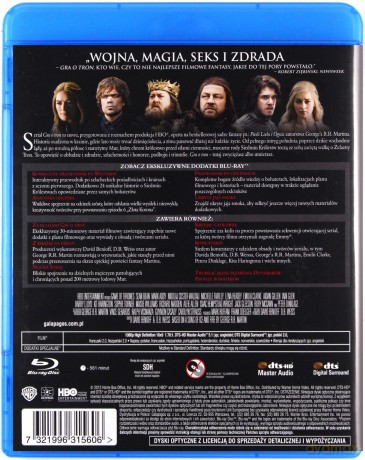 Gra o Tron Sezon 1 (Edycja Limitowana) [5xBlu-Ray]