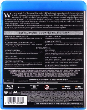 Gra o Tron Sezon 3 (Edycja Limitowana) [5xBlu-Ray]