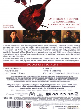 Gra o Tron Sezon 3 (Edycja Limitowana) [5DVD]