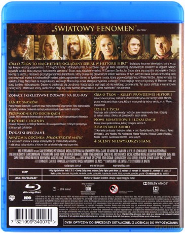 Gra o Tron Sezon 5 (Edycja Limitowana) [4xBlu-Ray]