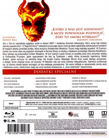 Gra o Tron Sezon 5 (Edycja Limitowana) [4xBlu-Ray]