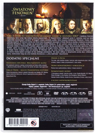 Gra o Tron Sezon 5 (Edycja Limitowana) [5DVD]