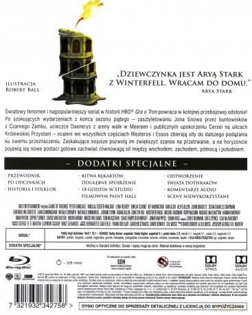 Gra o Tron Sezon 6 (Edycja Limitowana) [4xBlu-Ray]