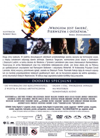 Gra o Tron Sezon 7 (Edycja Limitowana) [5DVD]